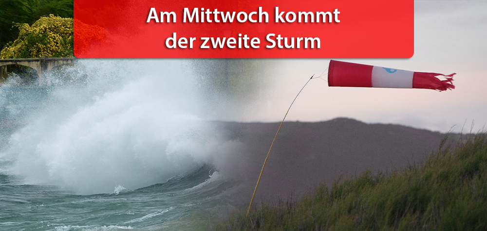 Sturmserie: Am Mittwoch Weiteres Sturmtief - Unwetter24.net