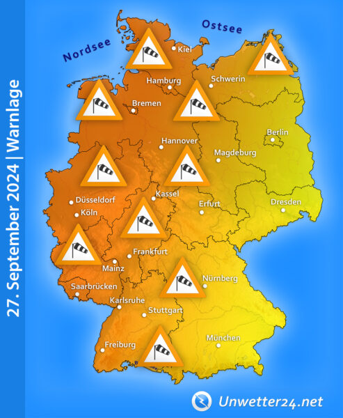 Sturm am 27. September 2024