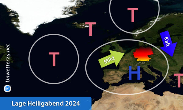 Milde Luft Heiligabend 2024