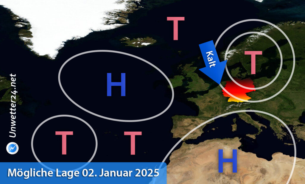 Nach wenig DezemberSchnee Januar 2025 kälter und nasser